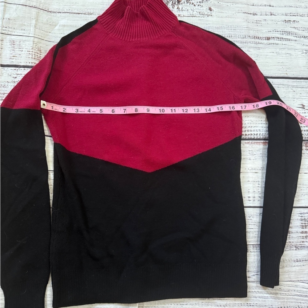 KJUS 100% Merino Wool Ski Sweater – Red/Black – Size 36/S (Sample) - Picture 4 of 8